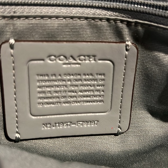 Limited Edition Teal Coach Purse - Picture 3 of 6